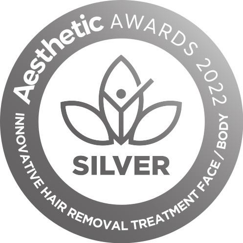 Aesthetic Awards 22 Innovative Hair Removal Treatment Face Body Silver